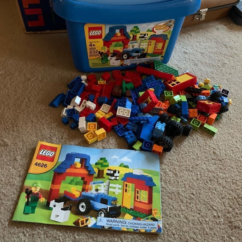 Lego 4626 Farm Building Block Set Missing 25 Pieces